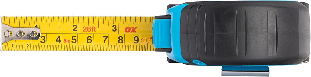 OX Pro Dual Auto Lock Tape Measure 5m, Magnetic Hook, Metric & Imperial