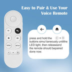 Replacement Voice Remote Control for Google Chromecast 4k Snow Streaming Media Player,Remote for Chromecast with Google TV HD/4K,Voice Remote Controls Replacement(Remote Control Only)