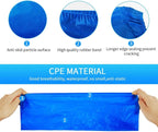 WUJUN 100/200 Pack Blue/Black Disposable Shoes Covers Boot Cover Waterproof, Dust-proof, Non-slip, One Size Fit Most, Protect Your Shoes, Carpets and Floors. Cleaning Accessories