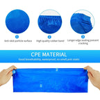 WUJUN 100/200 Pack Blue/Black Disposable Shoes Covers Boot Cover Waterproof, Dust-proof, Non-slip, One Size Fit Most, Protect Your Shoes, Carpets and Floors. Cleaning Accessories