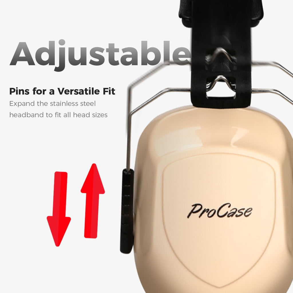 ProCase Hearing Protection Ear Muffs SNR 33dB, Noise Cancelling Headphones
