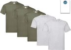 Fruit of the Loom Men's T-Shirt Iconic Tee, Lightweight Ringspun Tee, 5 Pack