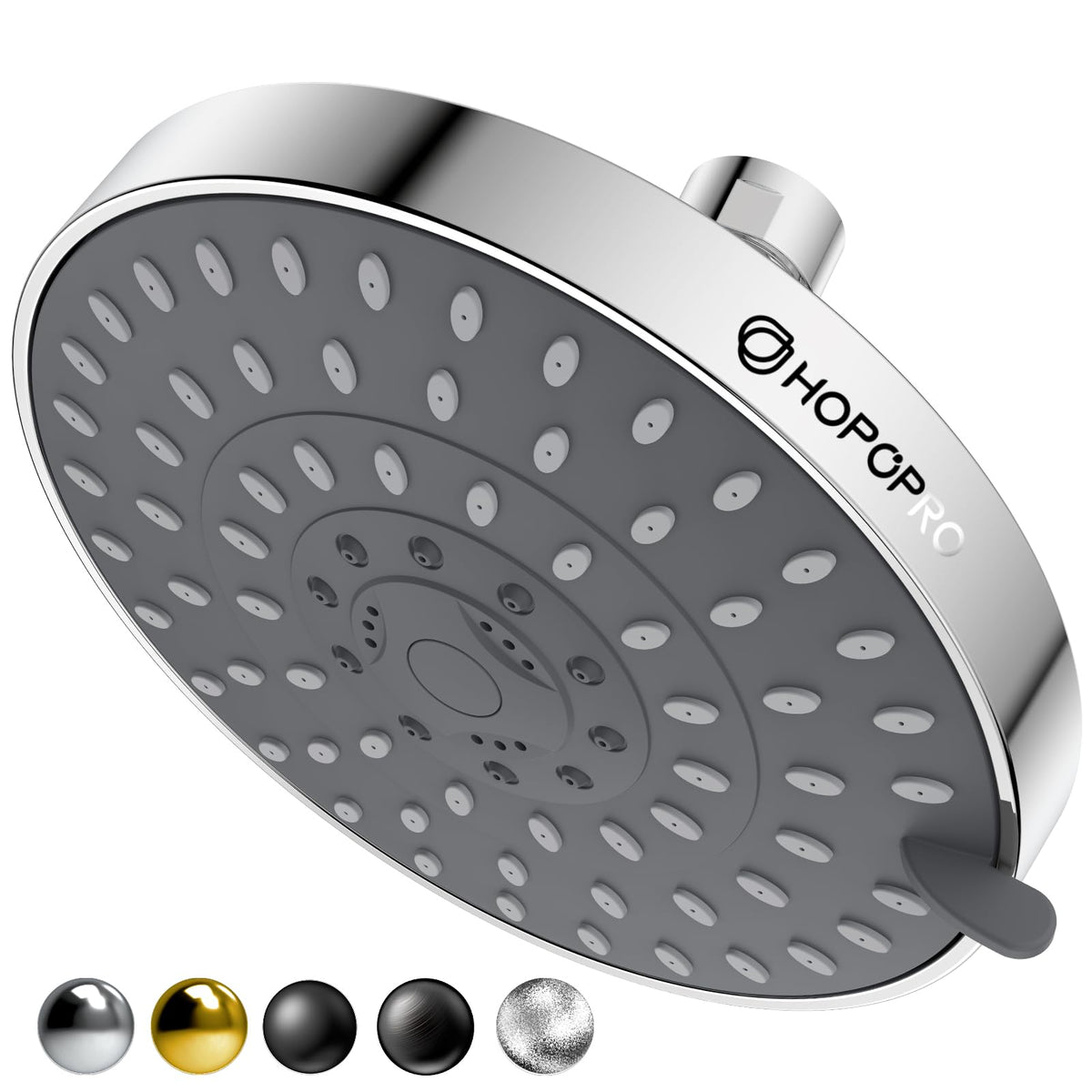 High Pressure Shower Head, HOPOPRO 5-Mode Fixed Showerhead, NBC Recommended