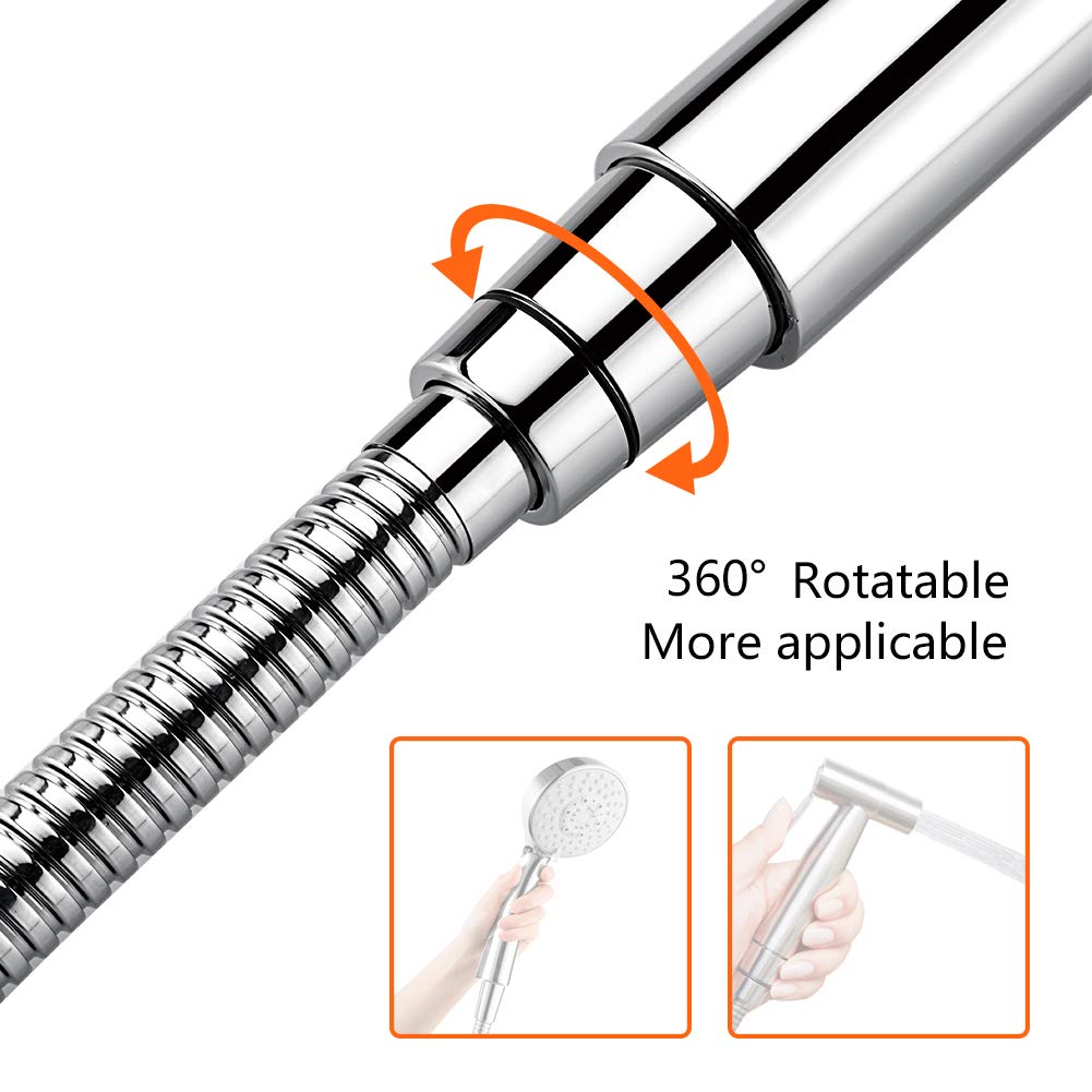 Shower Hose 3m, GRIFEMA G851-30 Stainless Steel Shower Pipe, Anti-Kink