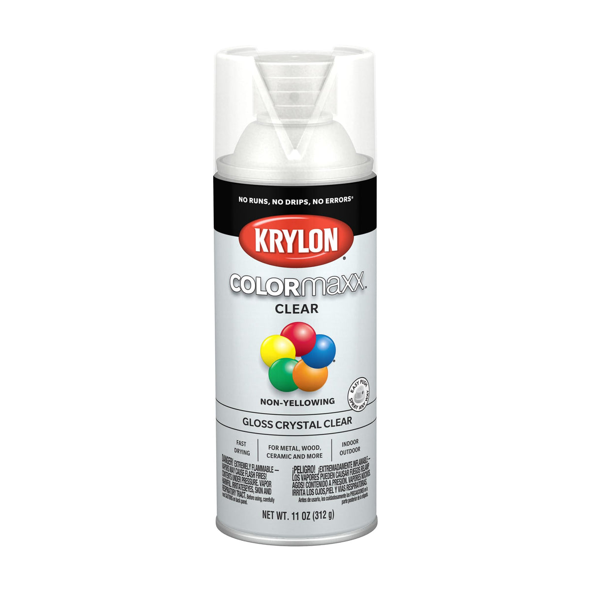 Krylon ColorMaxx 12 Oz. Gloss Spray Paint, Pumpkin Orange - 1 Each