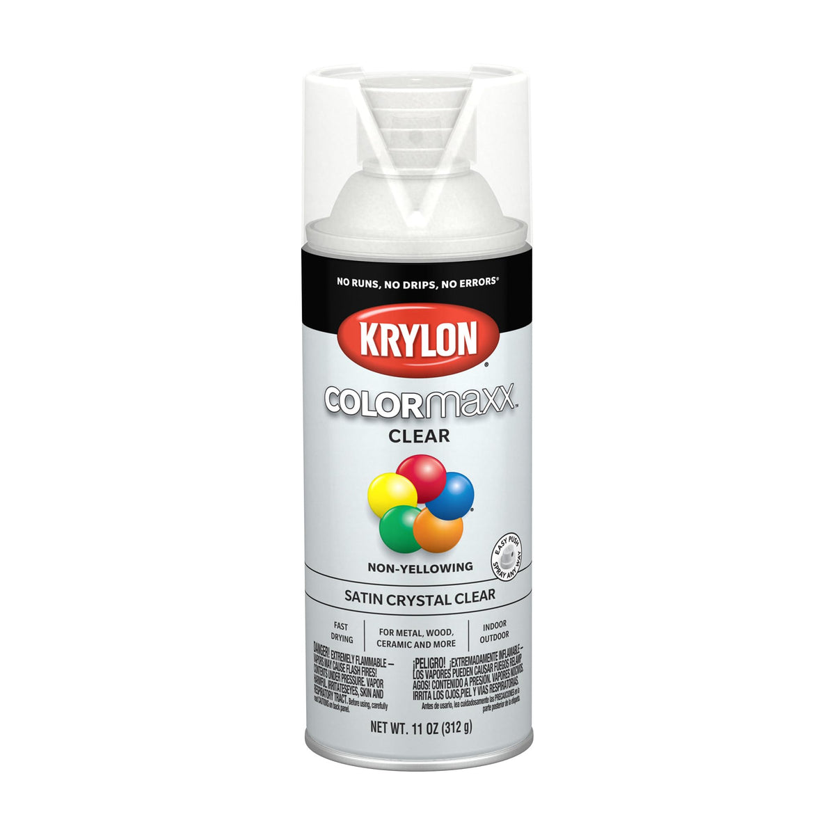 Krylon ColorMaxx 12 Oz. Gloss Spray Paint, Pumpkin Orange - 1 Each
