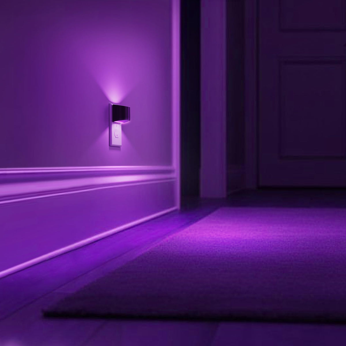 L LOHAS LED Night Lights Plug into Wall, Dimmable Night Light 2 Pack