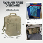Cabin Max Ryanair Cabin Bag Underseat Hand Luggage Travel Backpack 40x20x25