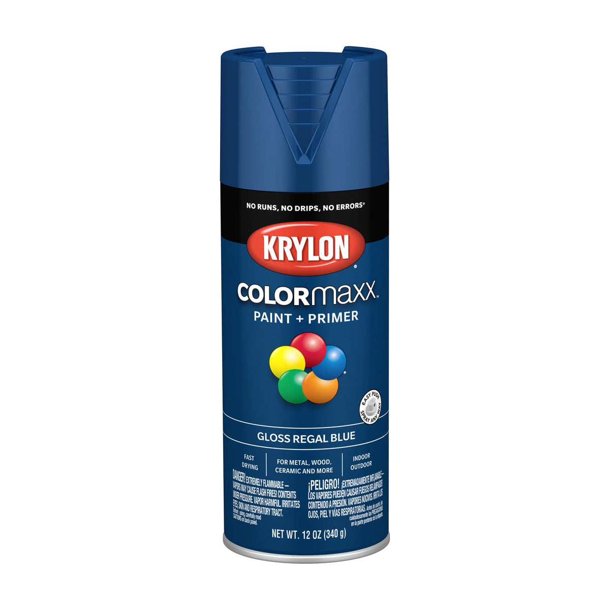 Krylon ColorMaxx 12 Oz. Gloss Spray Paint, Pumpkin Orange - 1 Each