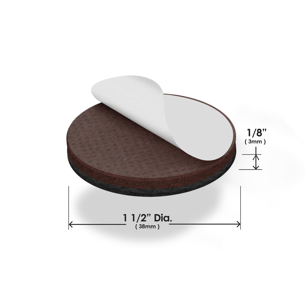 Slipstick GorillaPads Non Slip Furniture Pads/Gripper Floor Protectors (Set of 4) 3 Inch Square Self Adhesive Rubber Stoppers for Furniture Legs, CB155