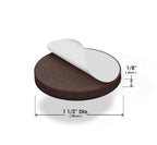 Slipstick GorillaPads Non Slip Furniture Pads/Gripper Floor Protectors (Set of 4) 3 Inch Square Self Adhesive Rubber Stoppers for Furniture Legs, CB155
