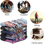 Ladies Socks Wool Thermal Fluffy Gifts For Women 5 Pairs