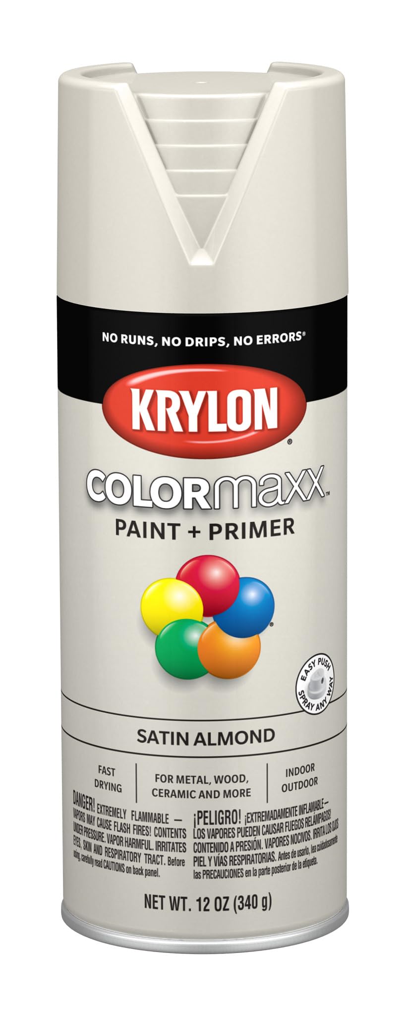 Krylon ColorMaxx 12 Oz. Gloss Spray Paint, Pumpkin Orange - 1 Each