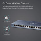 TP-Link TL-SG105S 5-Port Gigabit Network Switch, Metal Ethernet Splitter