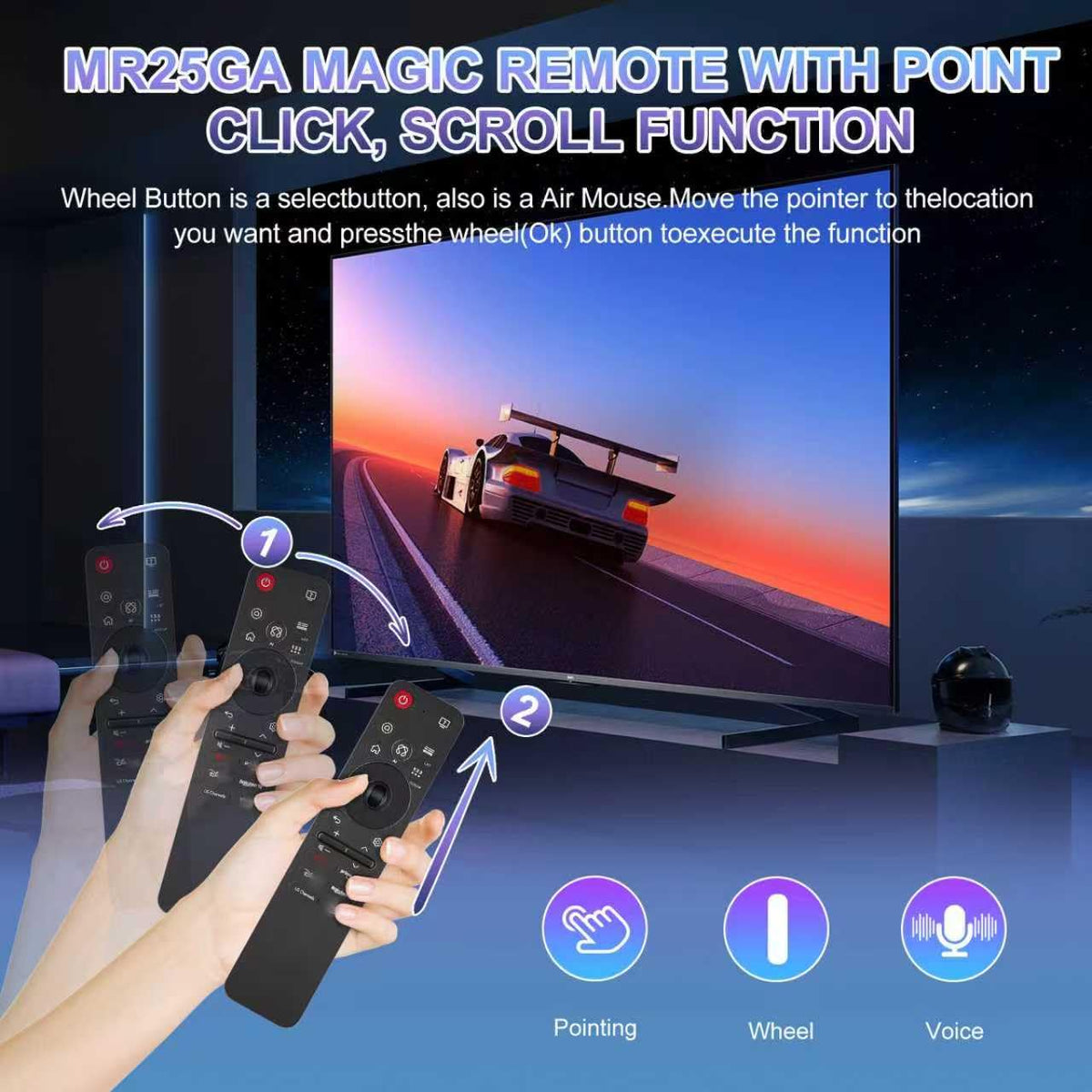 Replacement TCL TV Remote Control RC802N for TCL Android & LCD LED 4K Smart TVs: 32DS520, 40S6000FS, 49S6000FS, 49DP600, F43S5916, 50DP600, H32S5916, U49P6016, U55P6006 – No Setup Required