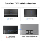 Suptek Full Motion TV Wall Mount Bracket for Most 13-30 inch TVs and Monitors, Flat and Curved TVs up to 28lbs, Tilt Swivel and 16.9 inch Extension, Max VESA 100x100mm, Black, MA2776
