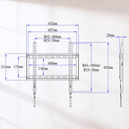 Mounting Dream Fixed TV Wall Bracket for 26-60" TV Max VESA 400x400mm 45kg