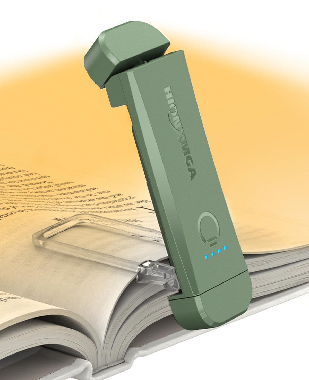 HIONXMGA Book Light,Rechargeable Reading Light for Books in Bed at Night