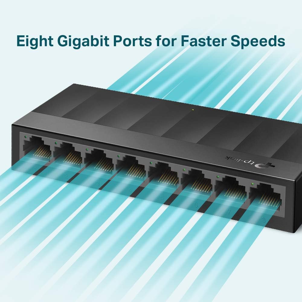 TP-Link LS1005G 5-Port Gigabit Network Switch, Ethernet Splitter