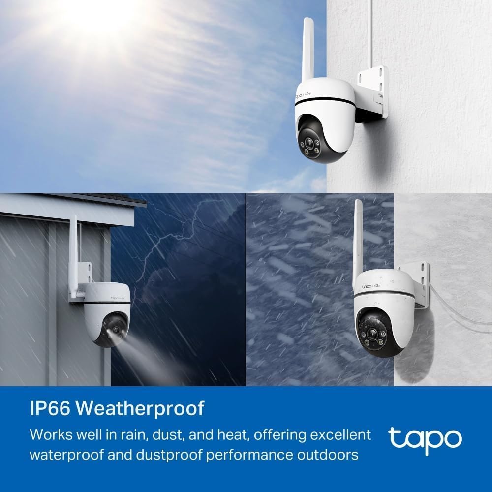 Tapo TC46 4K 8MP Pan/Tilt Outdoor Security Camera CCTV Camera