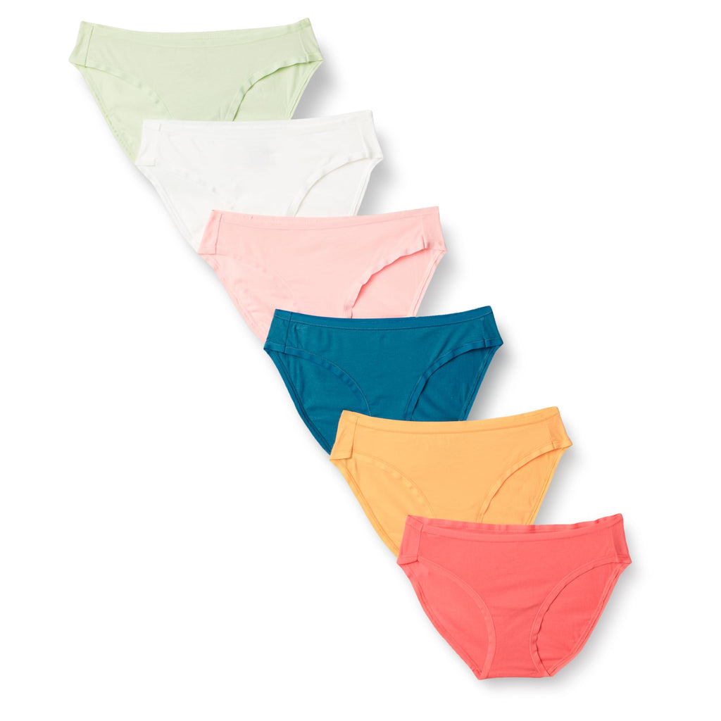 Amazon Essentials Women's Cotton Bikini Brief Underwear (Available in Plus Size)