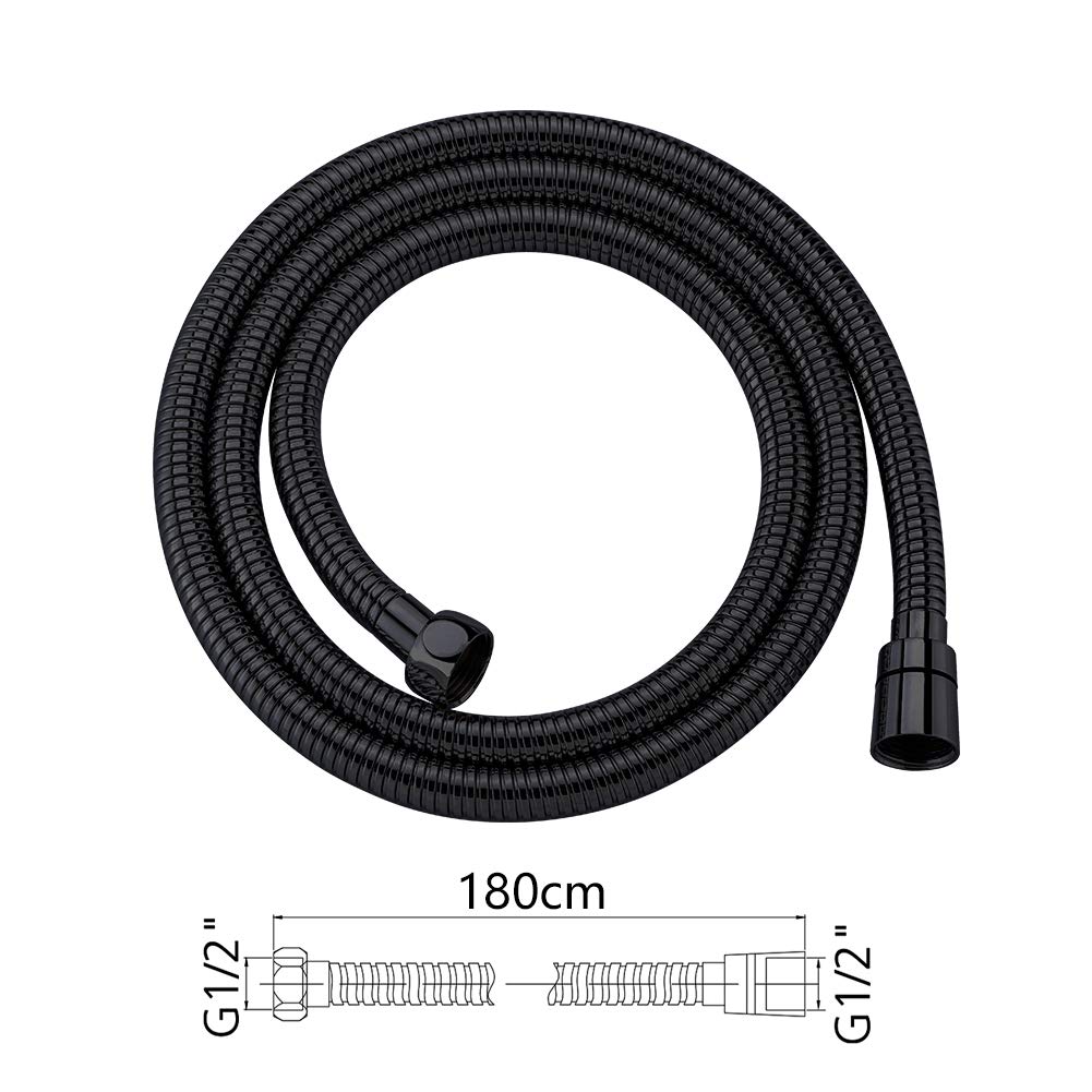 Shower Hose 3m, GRIFEMA G851-30 Stainless Steel Shower Pipe, Anti-Kink