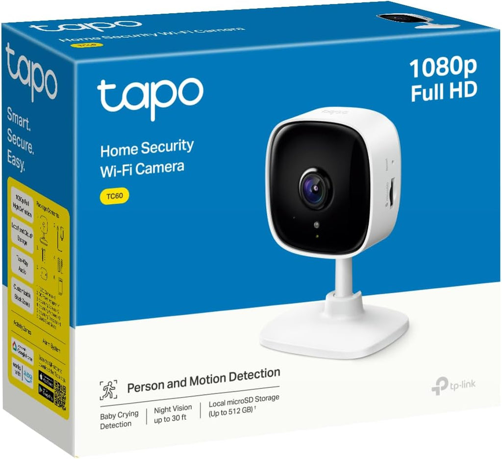 Tapo TC60 Full HD Indoor Security Camera Pet Camera Baby Camera