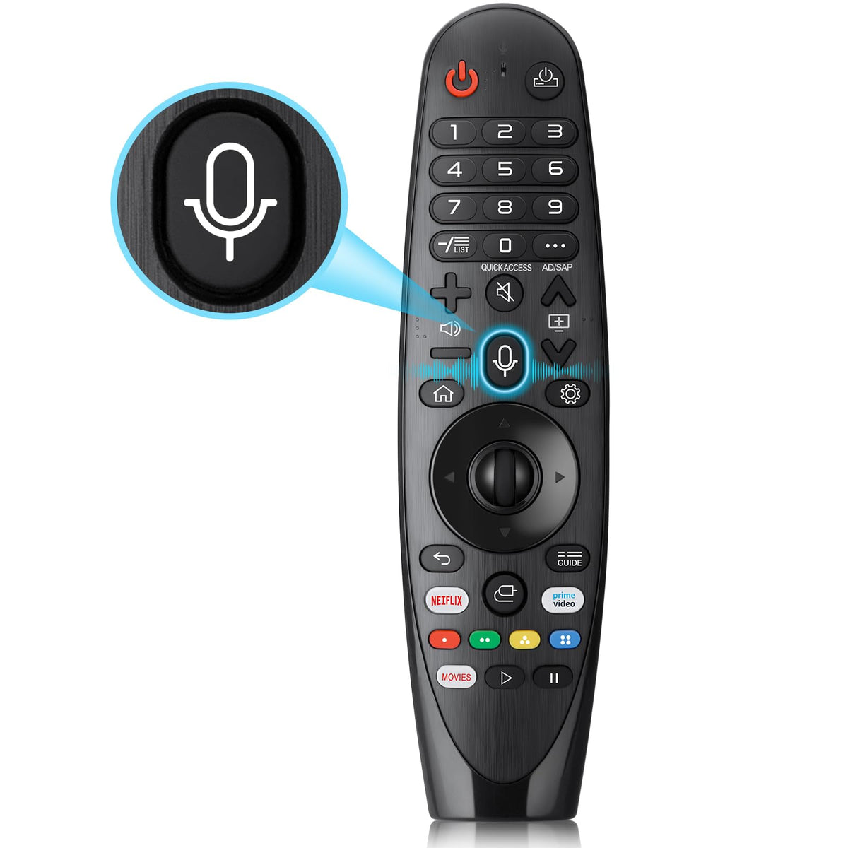 for JVC-TV-Remote-Control, Universal Replacement RM-C3338 for JVC Smart TV