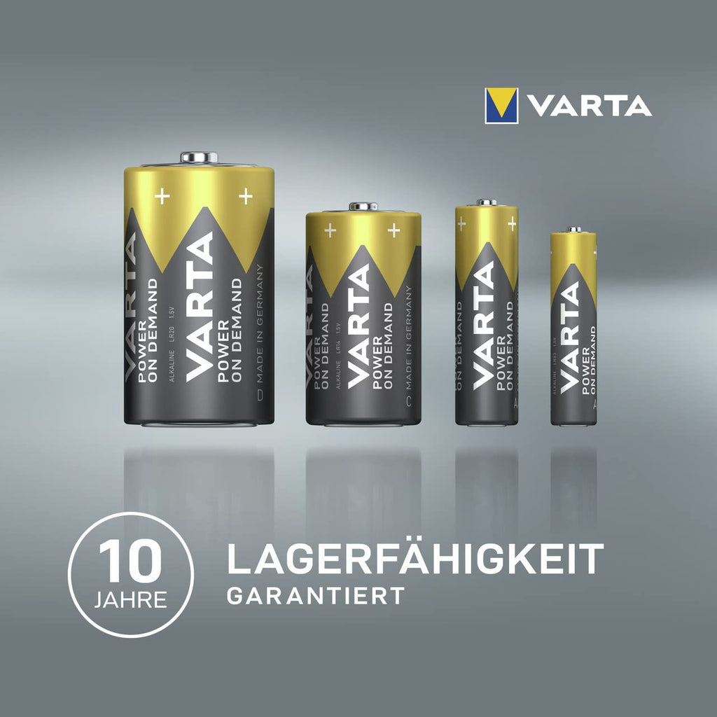 VARTA Batteries AAA, rechargeable, Pack of 16, Power on Demand, 1000 mAh
