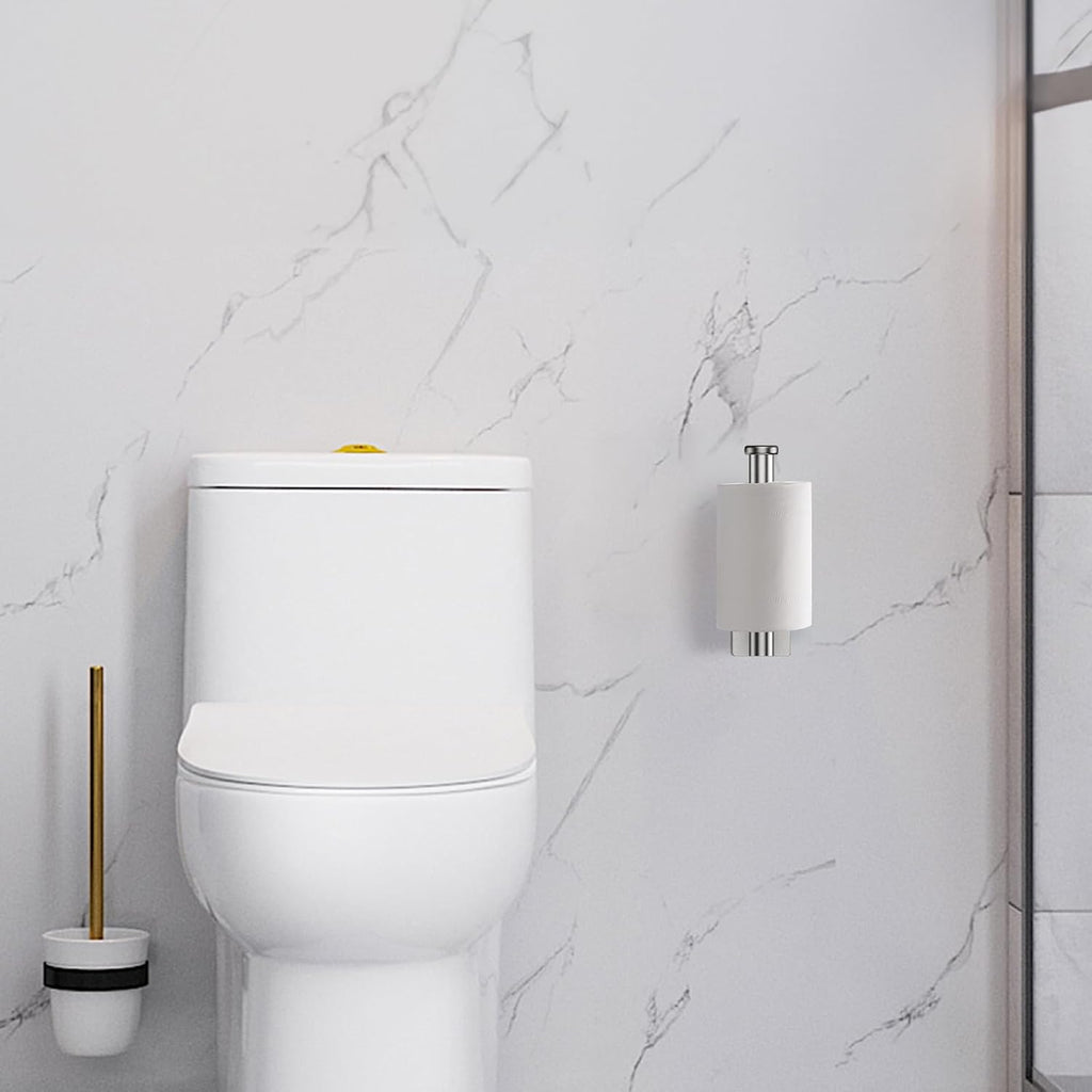 Ibergrif Silver Chrome Wall Mounted Toilet Roll Holder
