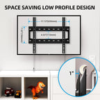 HOME VISION Heavy Duty Fixed TV Wall Bracket for 32-86 Inch Flat Screens