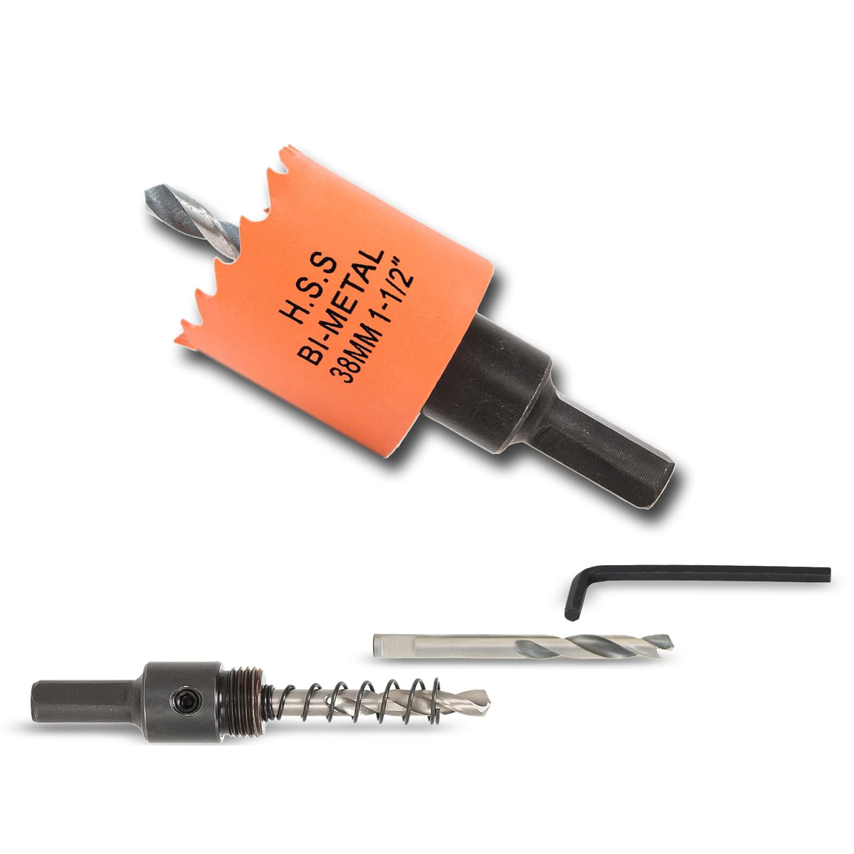 7-1/8 inch Hole Saw for Wood, Metal, Plastic & Drywall, with Arbor