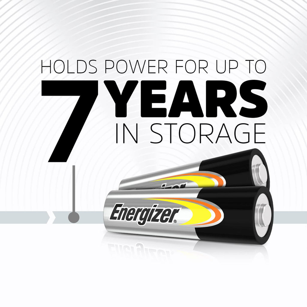 Energizer Alkaline Power - AA Batteries (48 Pack) Up To 50% Longer Lasting