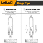 LEILUO 32Pcs Oscillating Tool Blades Wood Metal Multitool Blades Set