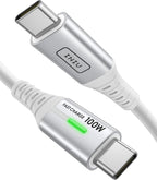 INIU USB C Cable, 2m White 100W Fast Charging Type C Cable