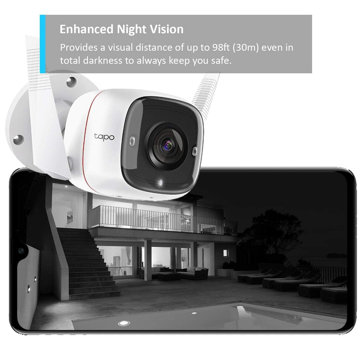 Tapo C530WS 3K 5MP Pan/Tilt Outdoor Security Camera CCTV Camera