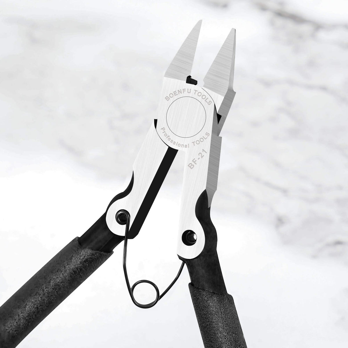 BOENFU Wire Cutters Heavy Duty Snips Flush Cut Side Cutters Pliers