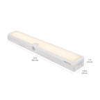 Amazon Basics LED Puck Lights, Battery Operated, 50 Lumens, Under Cabinet Lighting, Easy to Install, Easy to Use, Adhesive Backing, 2-Pack, White