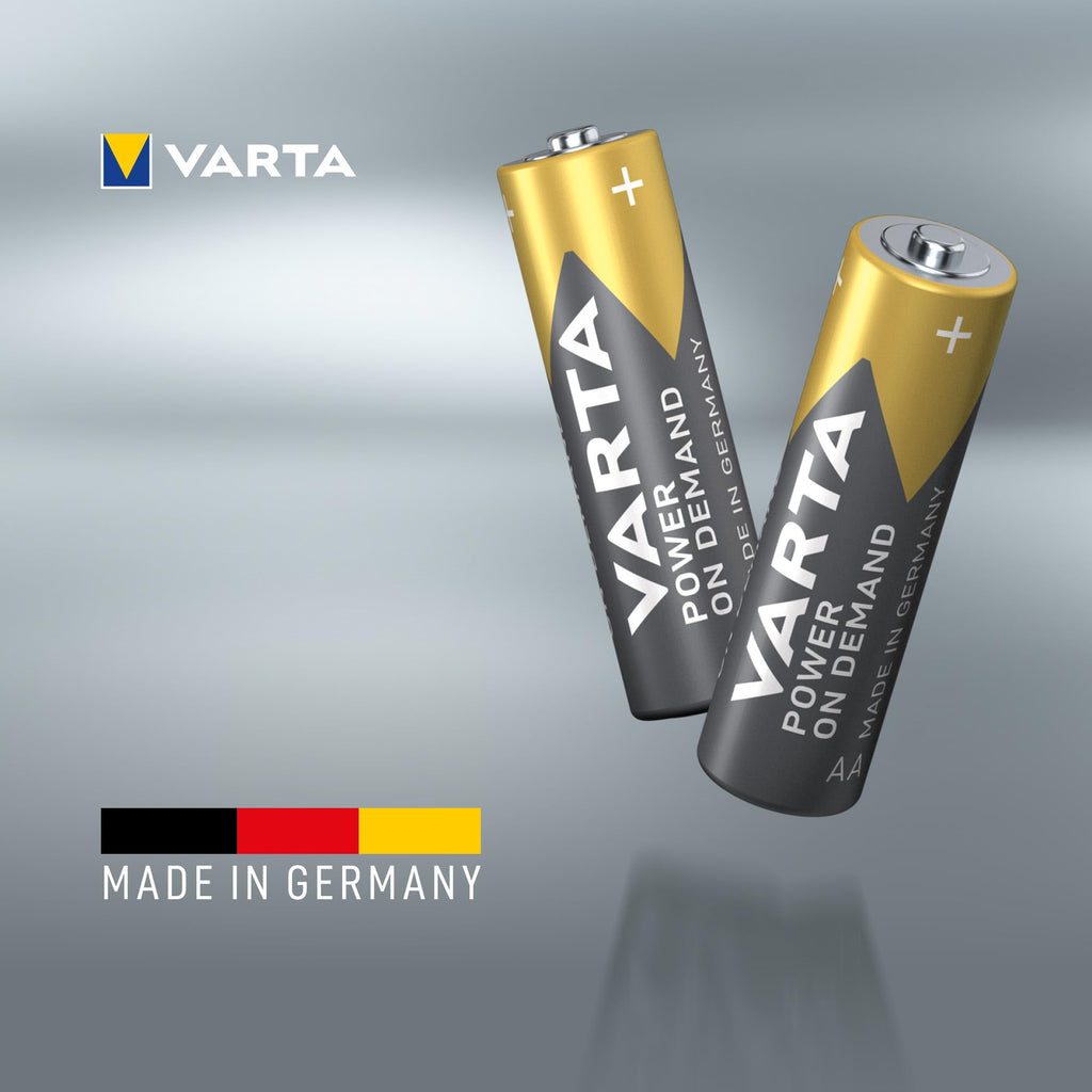 VARTA Batteries AAA, rechargeable, Pack of 16, Power on Demand, 1000 mAh