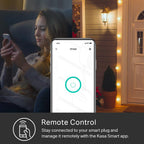 Kasa Outdoor Smart Plug, Smart Home Wi-Fi Outlet with 2 Sockets, EP40