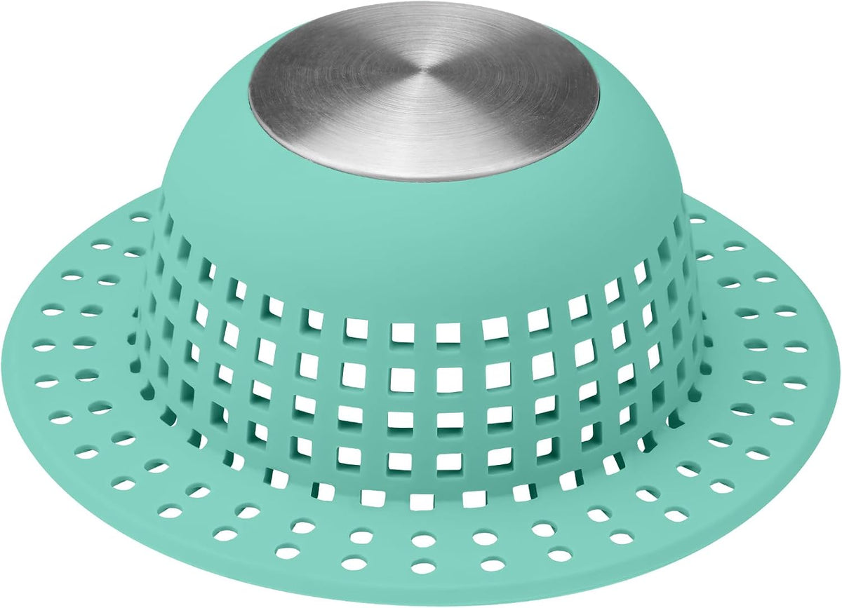 Aluvor Shower Drain Hair Catcher Bathtub Drain Cover Sink Drain Protector