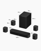 ULTIMEA 2.1ch Soundbar All-in-one, Built-in Subwoofer for TV