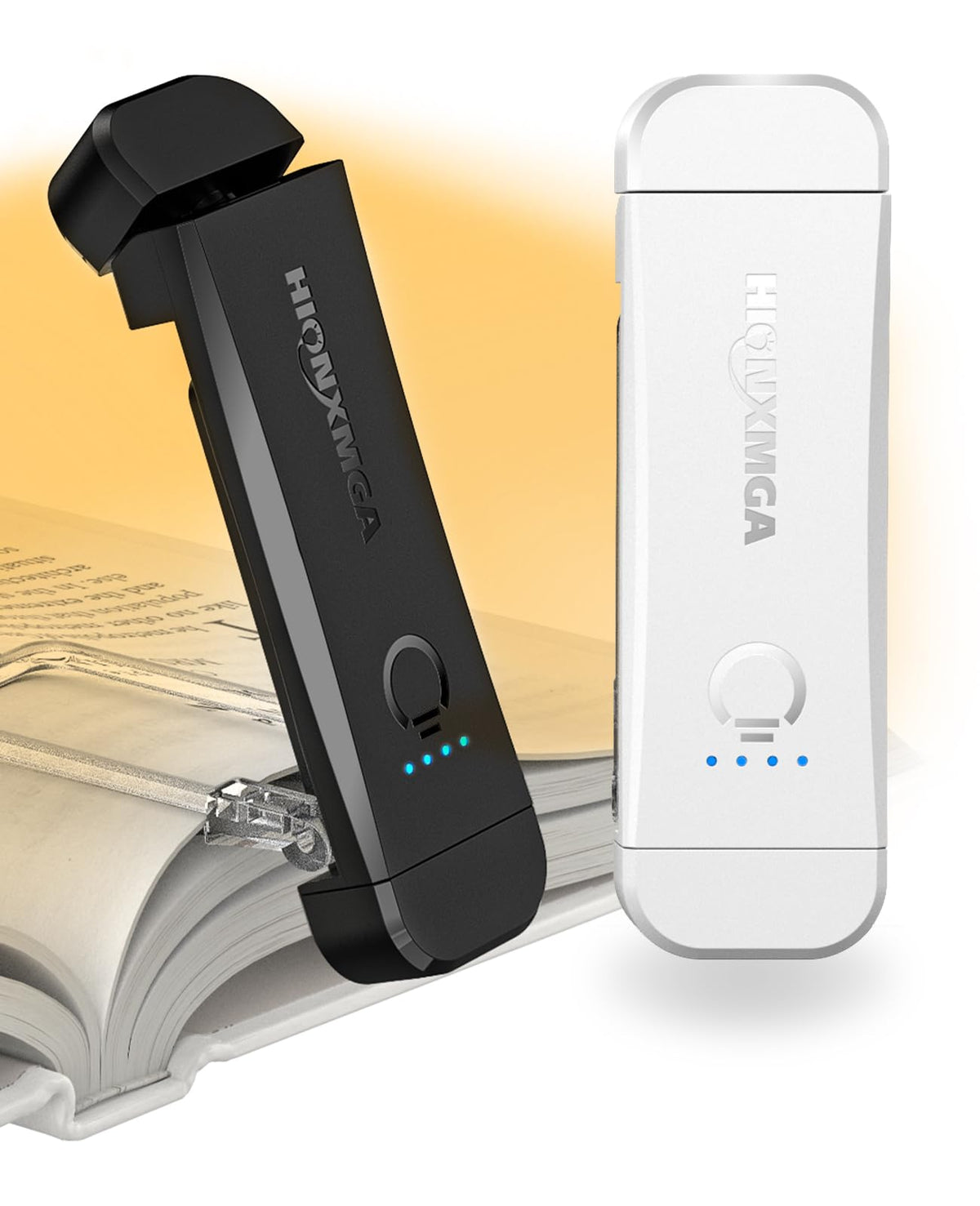 HIONXMGA Book Light,Rechargeable Reading Light for Books in Bed at Night