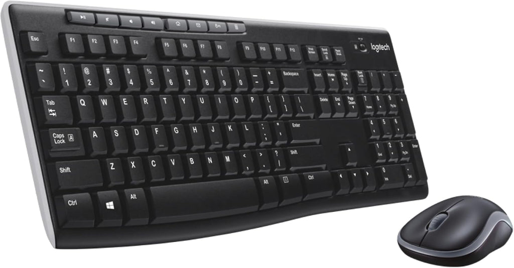 Logitech MK270 Wireless Keyboard and Mouse Combo for Windows
