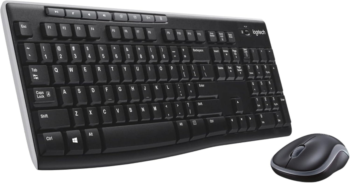 Logitech MK270 Wireless Keyboard and Mouse Combo for Windows