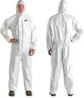 Hazmat suit, Disposable coveralls for Painting, Ideal Halloween Cosplay Hazmat Costume, White, Medium, 2