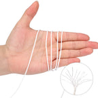 jijAcraft 50M White Cotton String: 2MM Cooking String for DIY Crafts