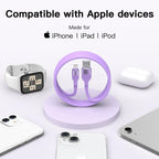 iPhone Charger Cable,4Pack 3FT/1M MFi Certified iPhone Charging Cable