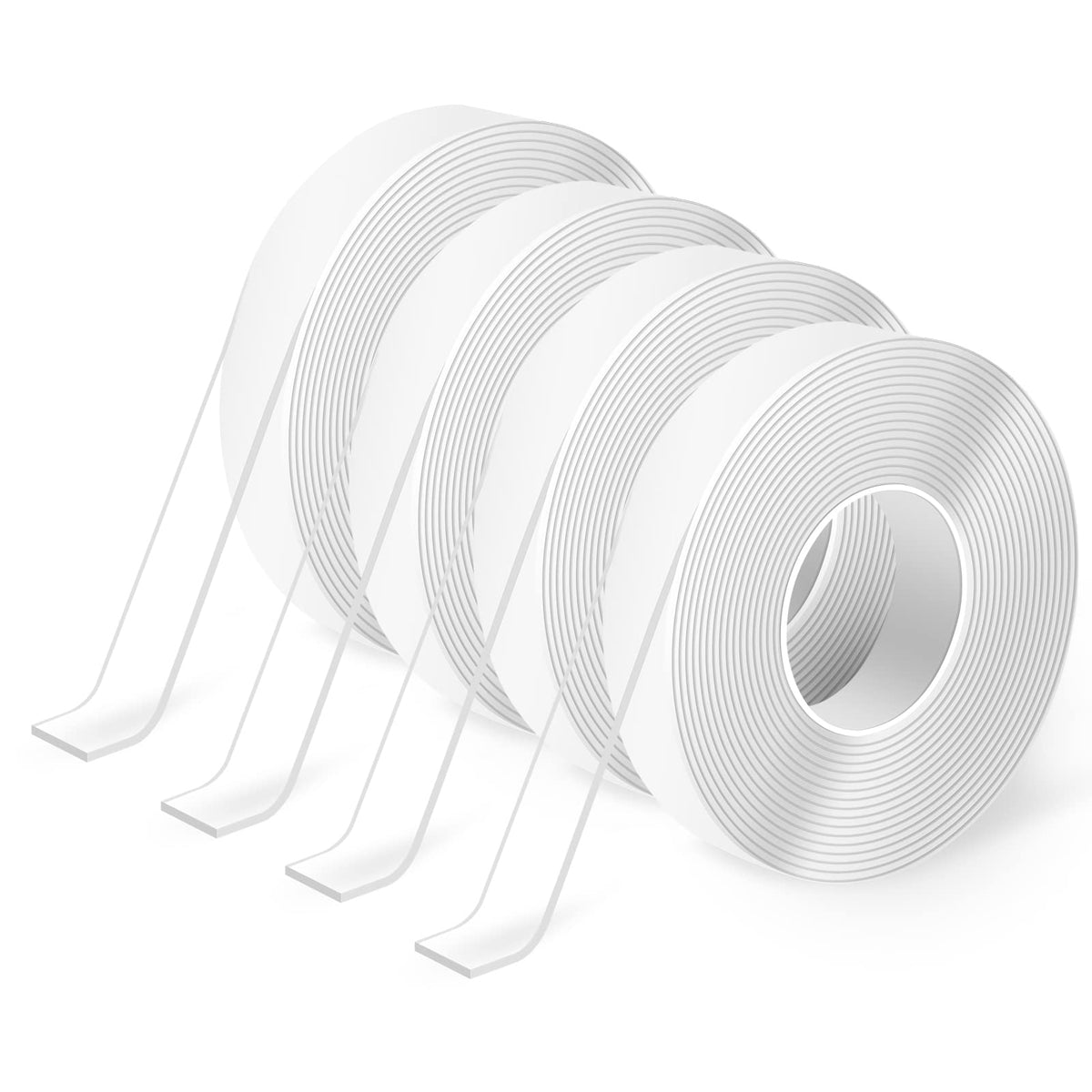 Art3d Double-Sided Tape Heavy Duty (10FT) Mounting Tape, Multipurpose Removable Adhesive Foam Tape, Reusable Transparent Tape for Paste Items, Household