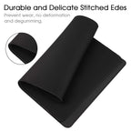 Gaming Mouse Mat/Large Mouse Pad 900 x 400 x 3mm / XXL mouse pad/large size | improved precision and speed | rubber base for stable grip on smooth surfaces | non-slip (90x40 Black)